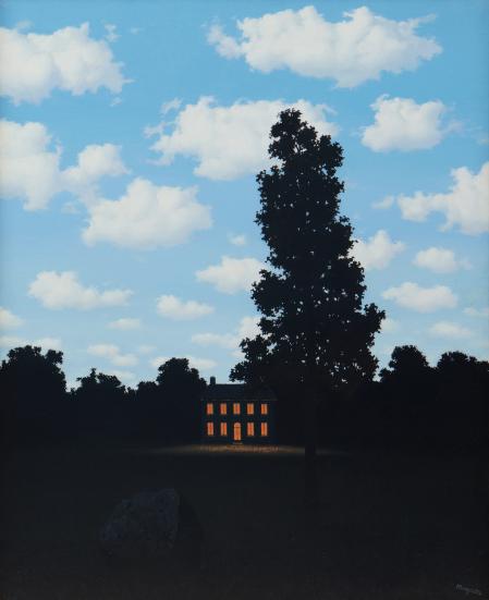 El lote más cotizado es 'El imperio de las luces' de René Magritte