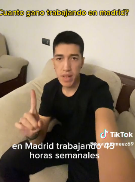 Kevin explica cuánto gana al mes