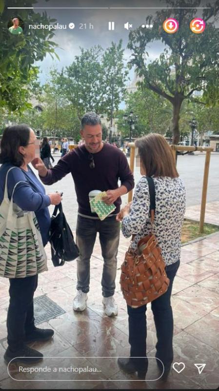 Nacho Palau comparte una historia en Instagram