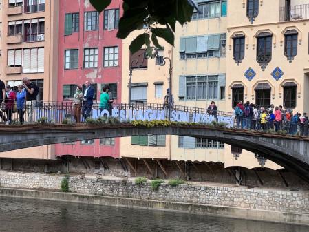 Disfrutando de 'Girona, Temps de Flors'.