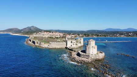 El castillo de Methoni todavía se conserva en un estado excelente