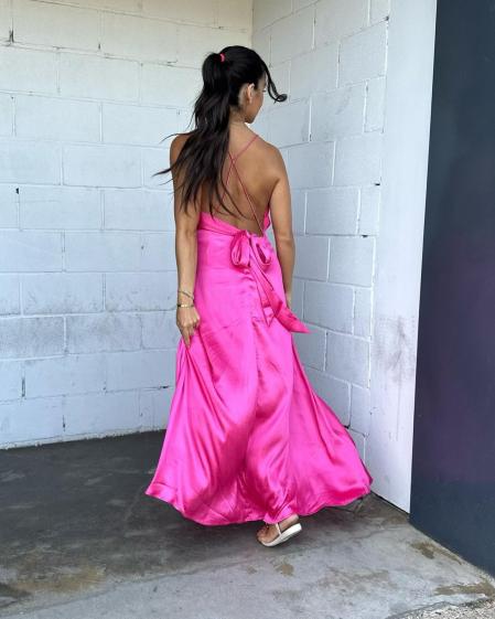 Cristina Pedroche con el vestido lencero de Capriche