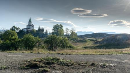 Nubes lenticulares en Manlleu.
