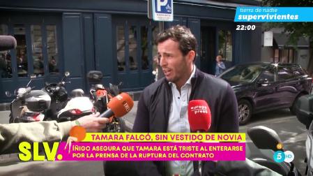 Íñigo Onieva habla ante los medios tras lo ocurrido con el vestido de Tamara Falcó