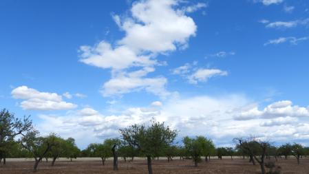Reto visual, ¿ves la letra V entres las nubes? En esta imagen se ve claramente.