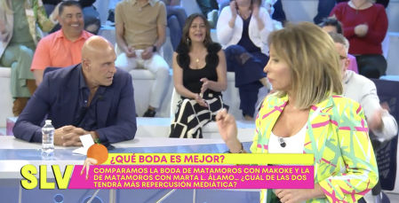 Por su pate, María Patiño ha querido mandar en directo desde 'Sálvame' una dura advertencia a Makoke