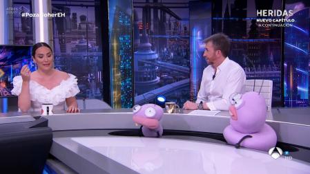 Tamara Falcó reapareció en 'El Hormiguero' después de quedarse sin vestido de novia para su próxima boda