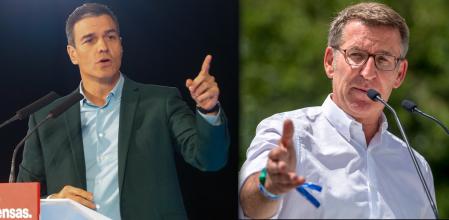 El debate Sánchez-Feijóo, mitin a mitin