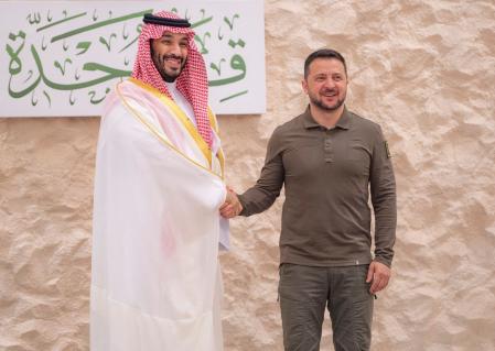 Mohamed Bin Salman se reúne con Volodimir Zelenski