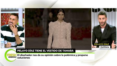 Pelayo Díaz proponiendo estilismos para Tamara Falcó