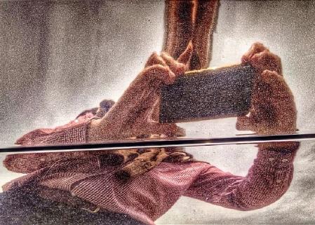 El autorretrato con teléfono móvil.