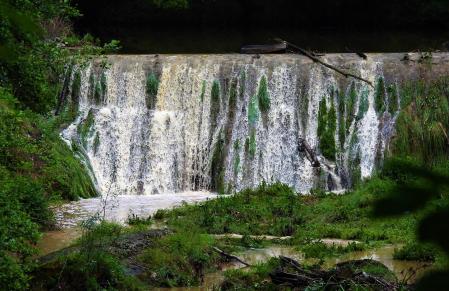 El Fluvià con las últimas lluvias de mayo.