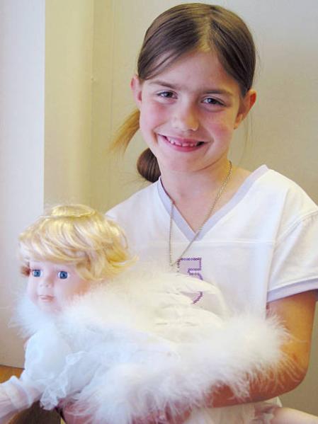 Shasta Groene, a los 8 años, época en la que fue secuestrada por Duncan III