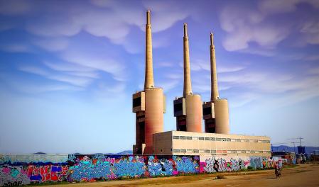 Las Tres Chimeneas de Sant Adrià de Besòs.