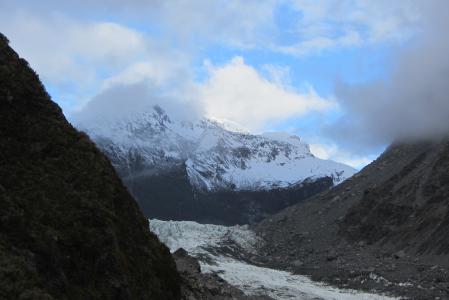 Cerca del glaciar Franz Josef se rodaron las imágenes aéreas de las Montañas Blancas de la Tierra Media