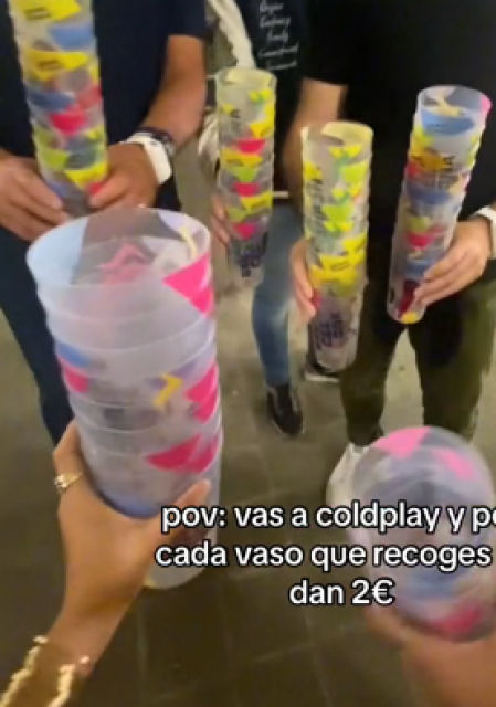 La recolecta de vasos