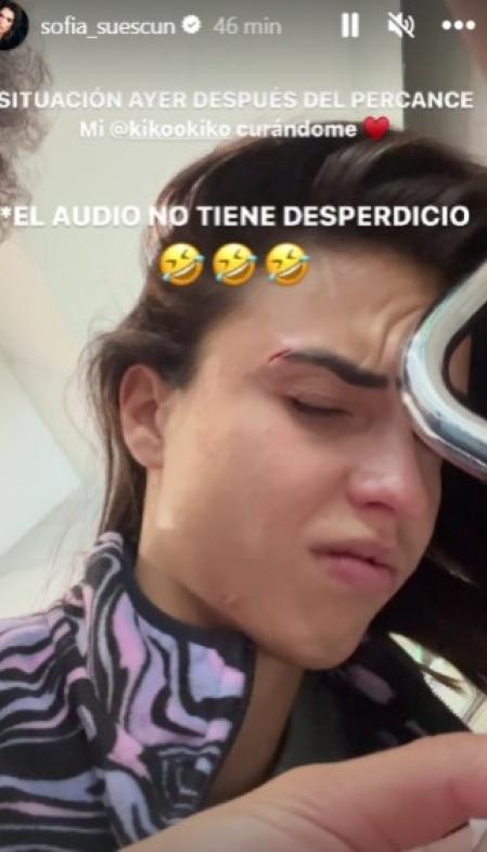 Sofía Suescun sufre un percance son su perro