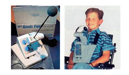 El accesorio Hands Free Controller lanzado en 1988