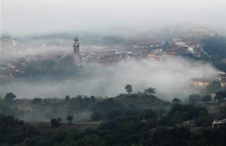 Mar de nieblas en Bellmunt.