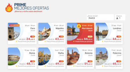 Ofertas en viajes de eDreams.