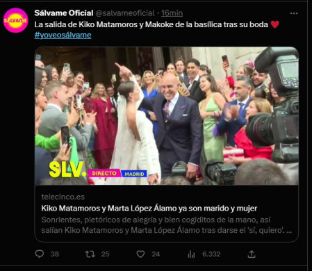 El tweet borrado de 'Sálvame'