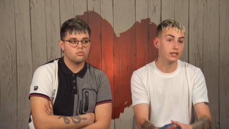 Lorenzo y Yeray en 'First Dates'