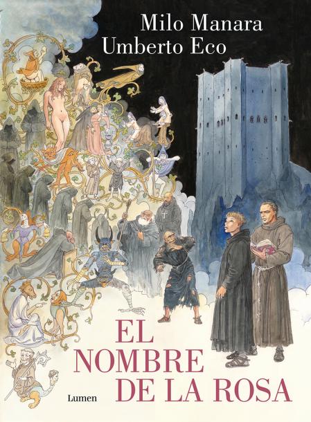 Portada de la novela gráfica 'El nombre de la rosa'