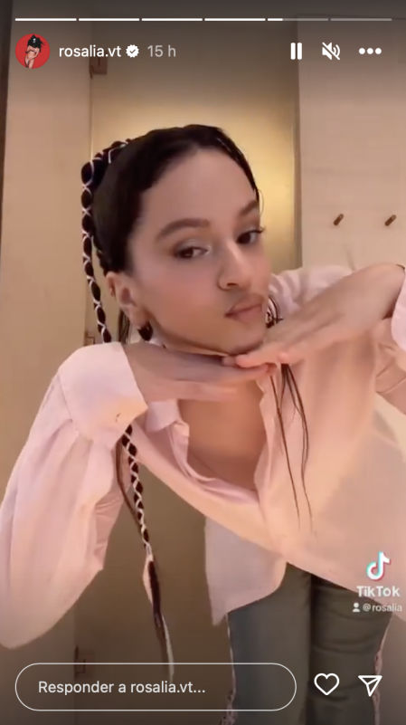 Look de Rosalía durante su estancia en Barcelona