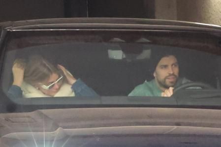 Clara y Gerard Piqué en Barcelona este pasado mes de febrero.