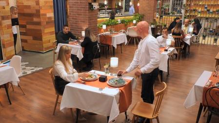 Eloy y Mercedes en 'First Dates'