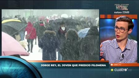 Jorge Rey, el joven que predijo Filomena