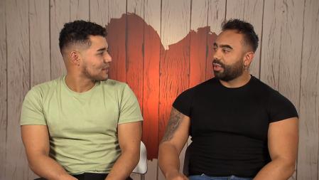 Diego y Andy en 'First Dates'