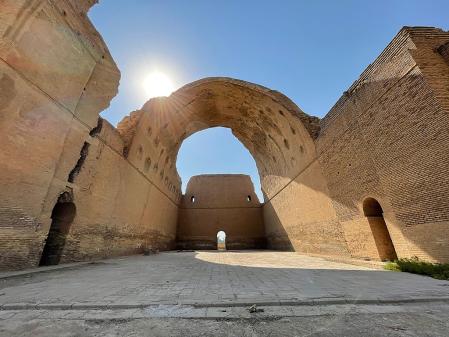 Restos del palacio de Ctesifonte.