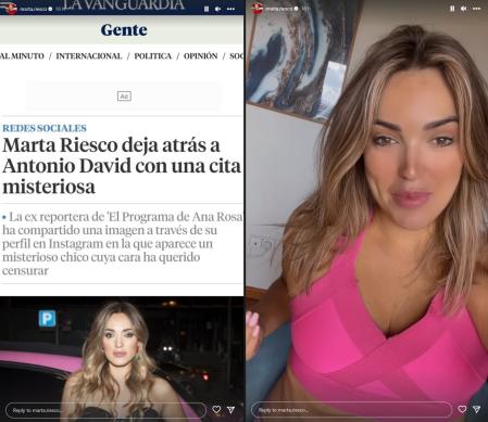 Marta Riesco aclara quién era el 