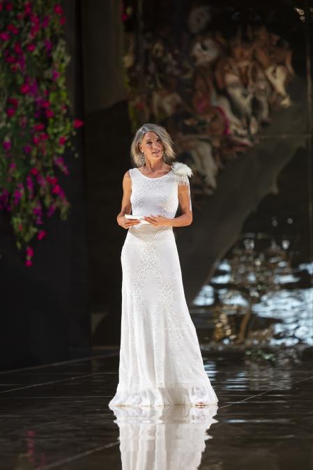 Laura Sánchez condujo la ceremonia del sábado.