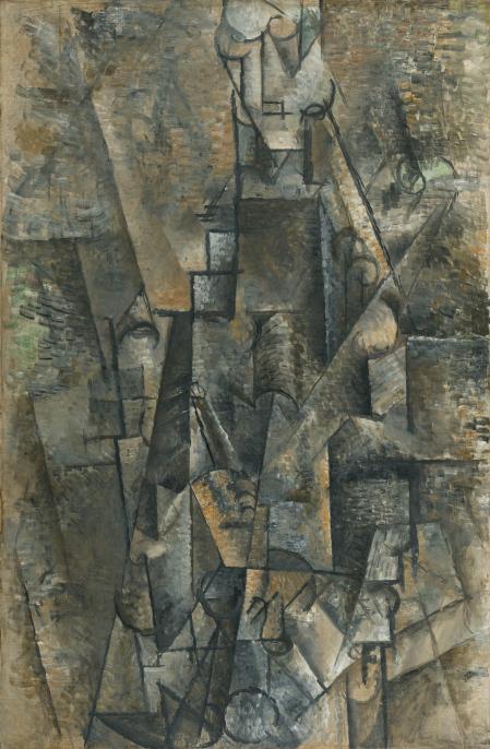 'Hombre con clarinete', 1911- 1912, de Pablo Picasso