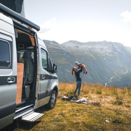 Los vehículos camper también son una alternativa para hacer escapadas en familia&nbsp;
