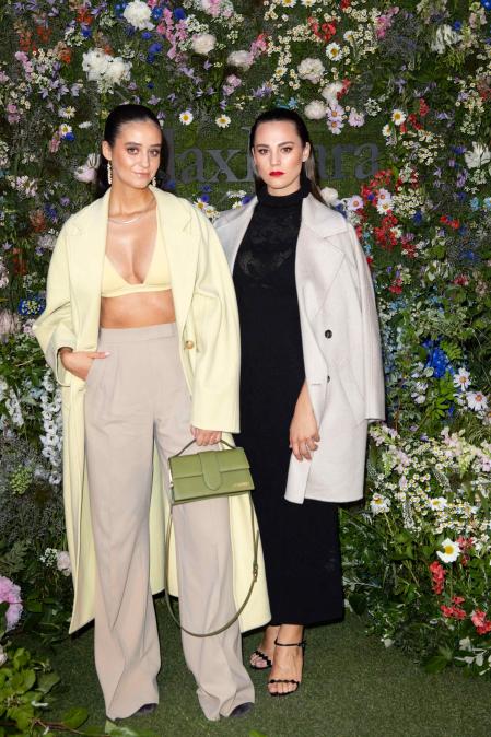 Victoria Federica y Rocío Laffón Molina en el desfile de Max Mara