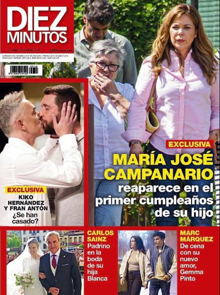 La portada en cuestión, con Márquez y Pinto en la esquina derecha