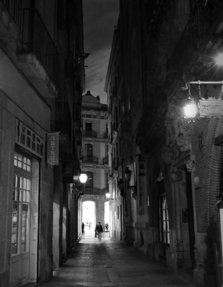 El hechizo de las calles del barrio Gótico.