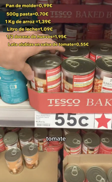 Miles de usuarios han quedado impresionados con el precio de los alimentos en Irlanda