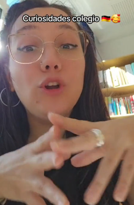 El patio, una de las cosas que más le impactaron