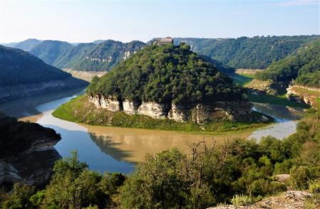 El agua ha vuelto al meandro del Ter.