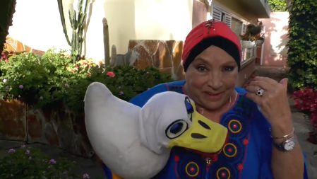 Mari Carmen mostró partes de su casa en Puerto de la Cruz.