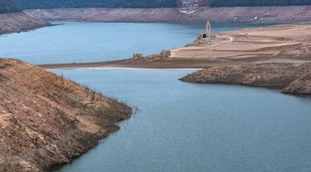 Pantano de Sau al 6% el 18 de marzo.