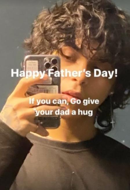 El hijo de Alejandro Sanz felicita el día del padre