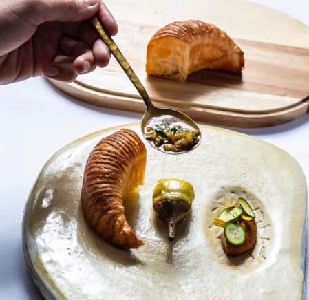 Uno de los platos de Andreu Genestra