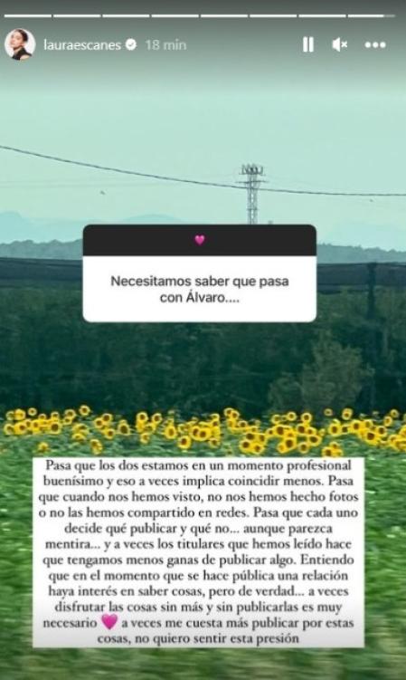 Laura Escanes aclara qué tal está su relación