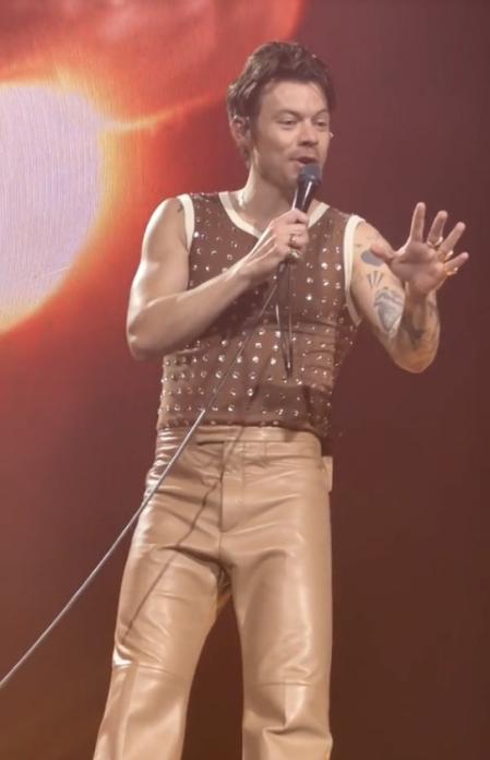 Harry Styles durante su concierto en Cardiff, Gales