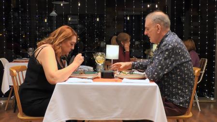 Loli y Marcelo en 'First Dates'